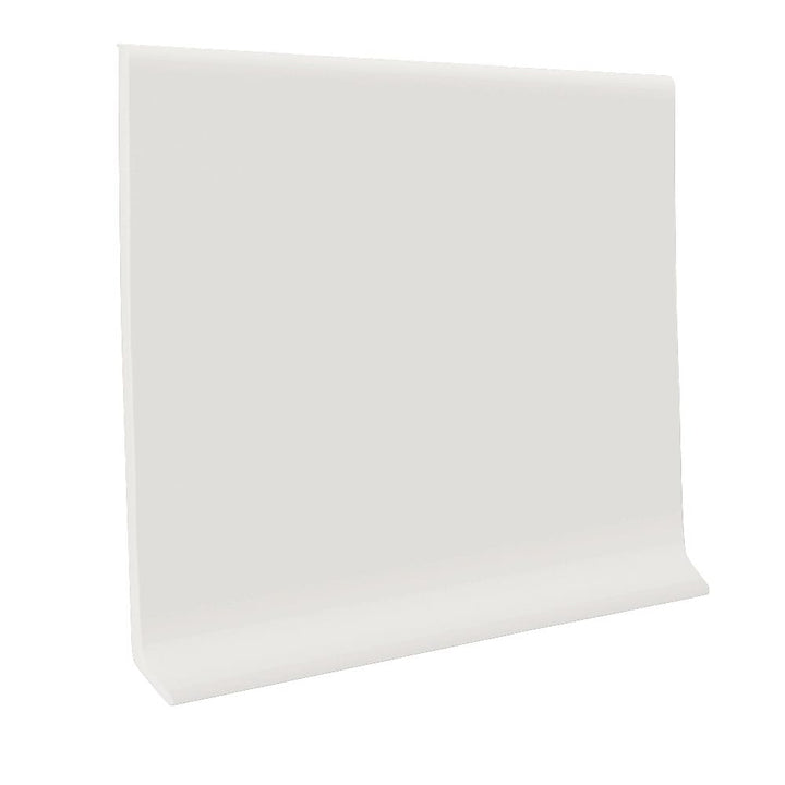Flexco True White 0.125-in T x 6-in W x 48-in L Vinyl Wall Base