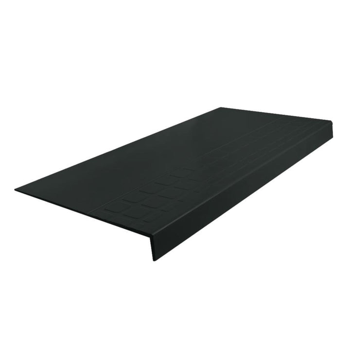 Flexco #800 Series 12.25-in x 48-in Black Dahlia Stair Tread