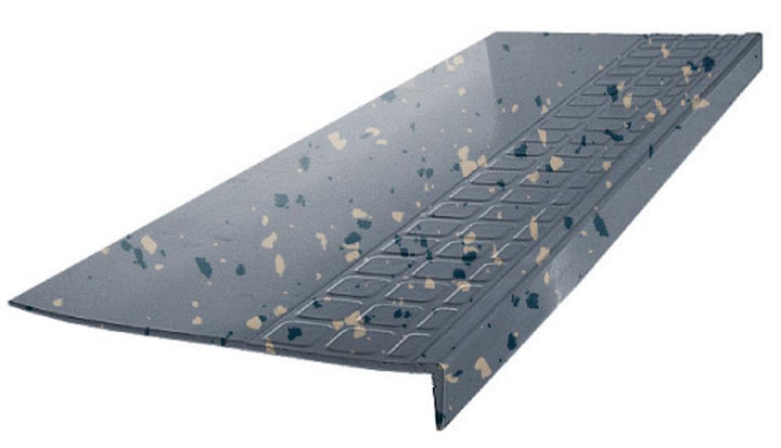 Flexco #800 Series 12.25-in x 60-in Blue Shadow Stair Tread