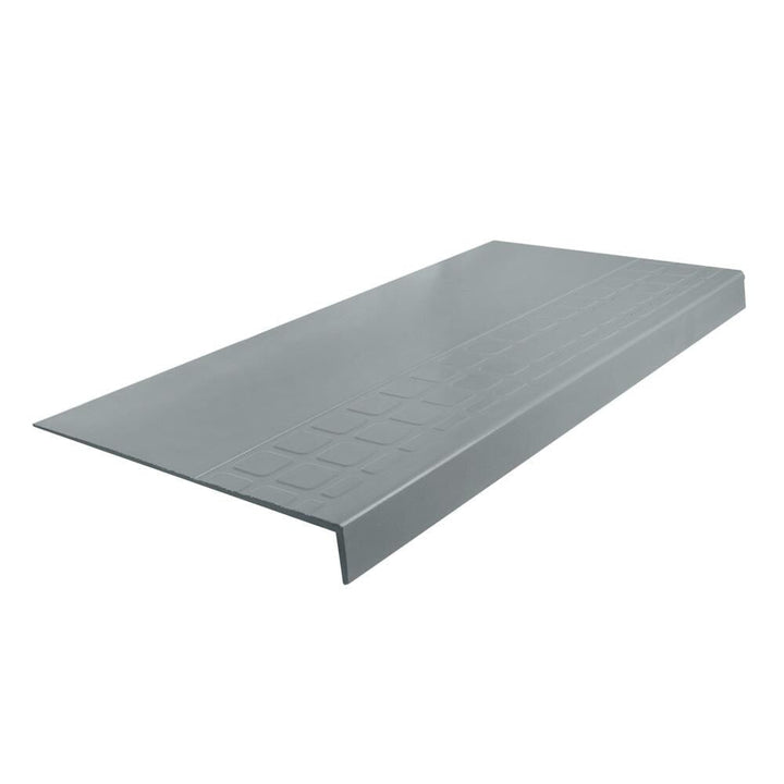 Flexco #800 Series 12.25-in x 60-in Medium Gray Stair Tread