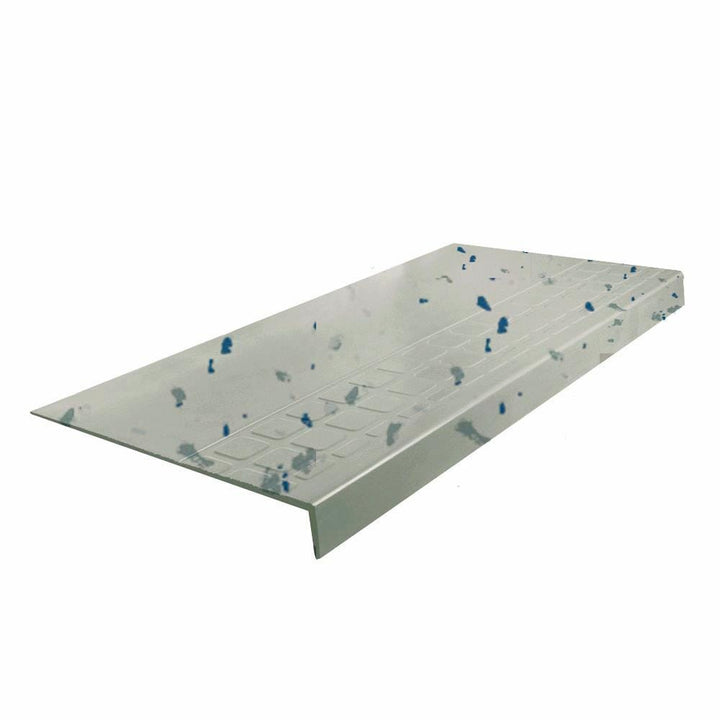 Flexco #800 Series 12.25-in x 54-in Light Gray Spextones Stair Tread