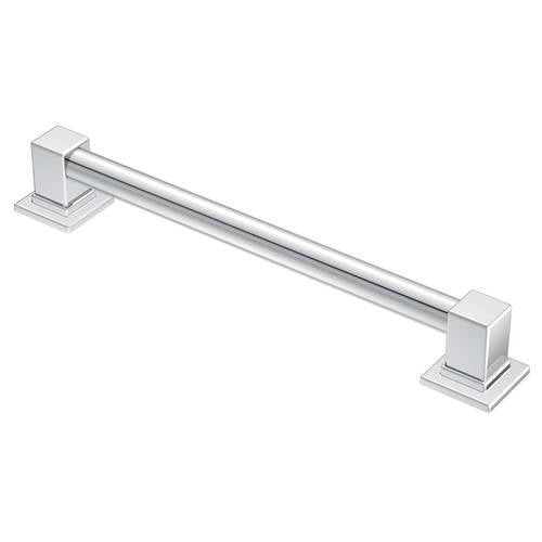 Moen 90 Degree 18-in Chrome Wall Mount (ADA Compliant) Grab Bar