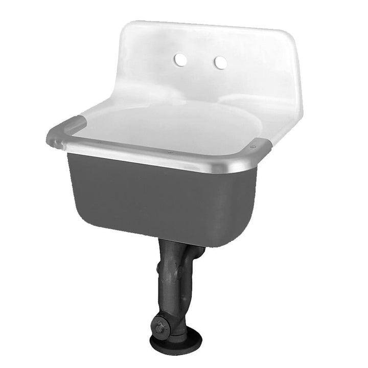 American Standard 24-inch x 20.5-inch White Wall Mount Laundry Sink