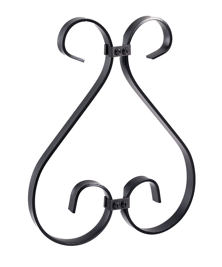 Gilpin Black Metal Deck Rail Centerpiece