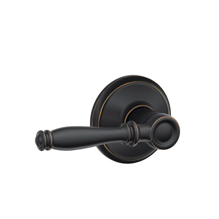Schlage Birmingham Aged Bronze Passage Hall/Closet Door Lever