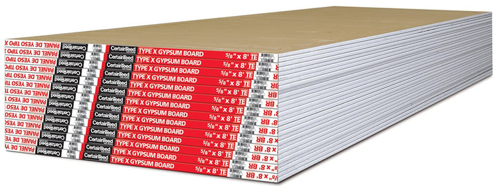 CertainTeed 5/8-in x 4-ft x 8-ft Fire Resistant Type X Drywall Panel
