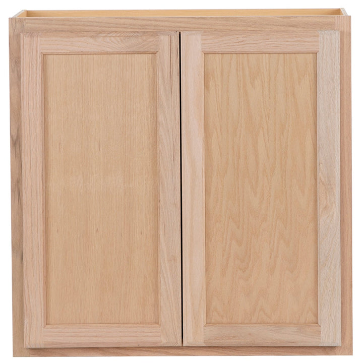 Opus Oak Brook 30-in Natural Unfinished Oak Wall Cabinet