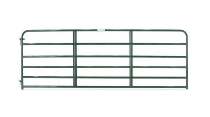 Tarter 4-ft H x 12-ft W Green Powder Over E-coat Steel Farm Corral Fence Gate