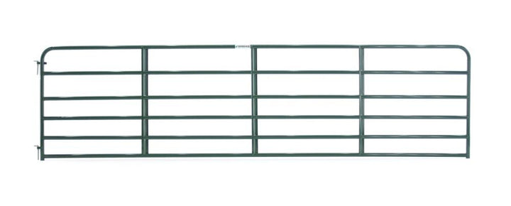 Tarter 4-ft H x 16-ft W Green Powder Over E-coat Steel Farm Corral Fence Gate