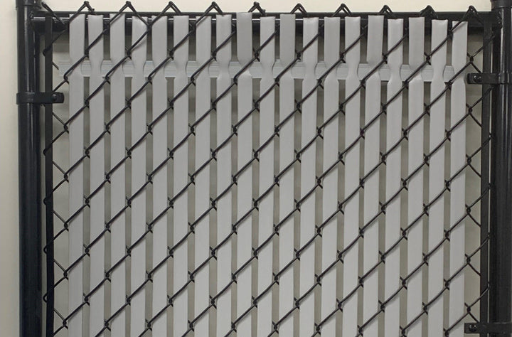 Pexco 5-ft H x 1-in W Gray Hdpe Chain Link Fence Slat 82-Pack
