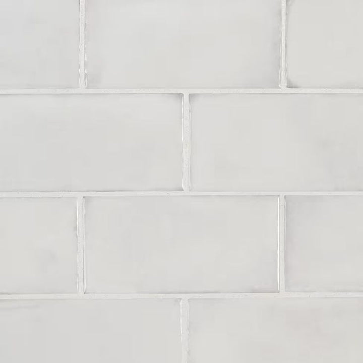 Blanco Rustico White 3 in. x 6 in. Glossy Ceramic Wall Tile (5.38 sq. ft./Case)