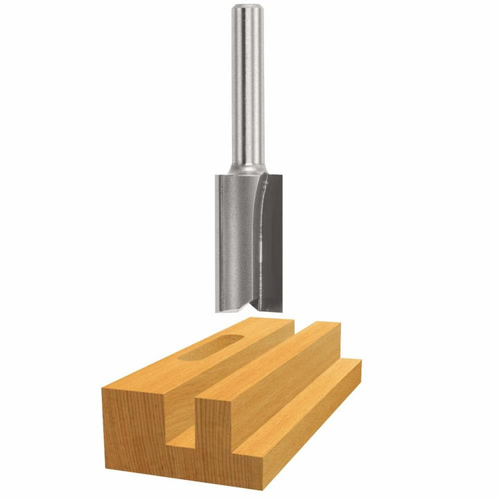 Bosch 7/16-in Carbide-Tipped Straight Router Bit