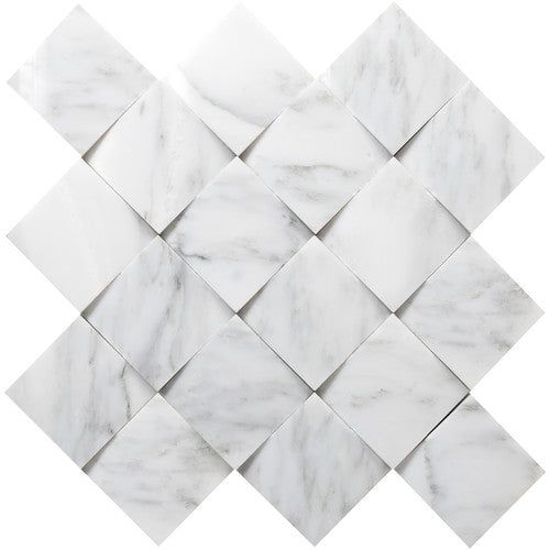 Emser WINTER FROST Winter Frost Natural Stone Marble Border Tile (13-in x 13-in)