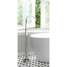 Jacuzzi PRIMO 1-Handle Freestanding Bathtub Faucet with Hand Shower (Valve Included)