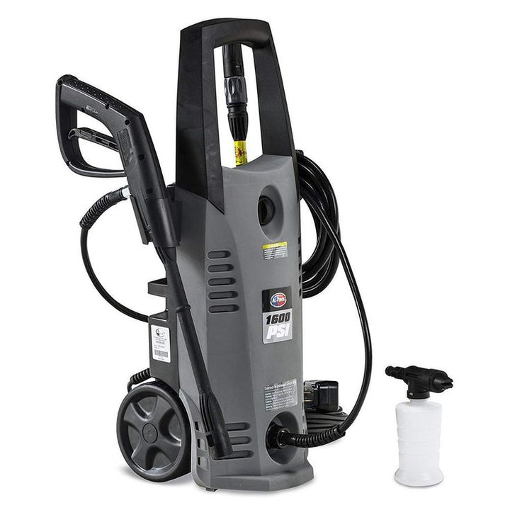 All Power 1600 PSI 1.6 GPM Electric Pressure Washer with Hose Reel for House, Garage, Vehicle and Outdoor Cleaning