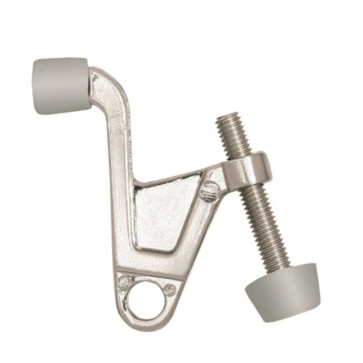 2-1/4 in. x 2-1/8 in. Satin Nickel Jumbo Hinge Pin Door Stop Value Pack (5 per Pack)