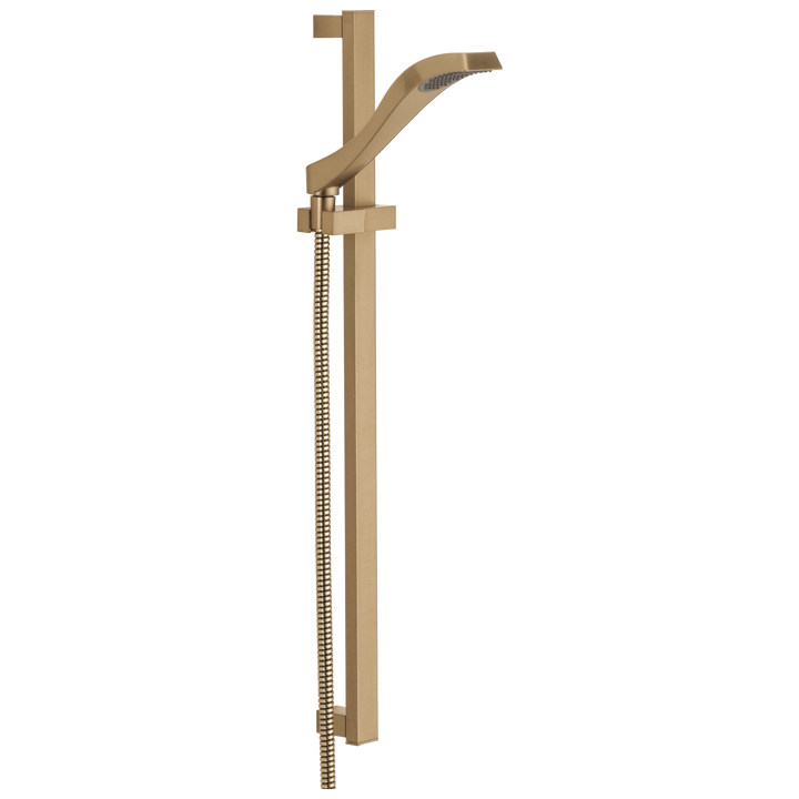 Delta Dryden Champagne Bronze 1-Spray Handheld Shower with Slide Bar, 1.75 GPM (6.6 LPM)