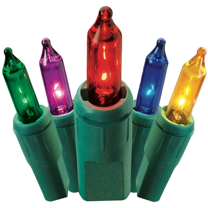 GE String-A-Long 100-Count 20.6-ft Multicolor Incandescent Plug-In Christmas String Lights