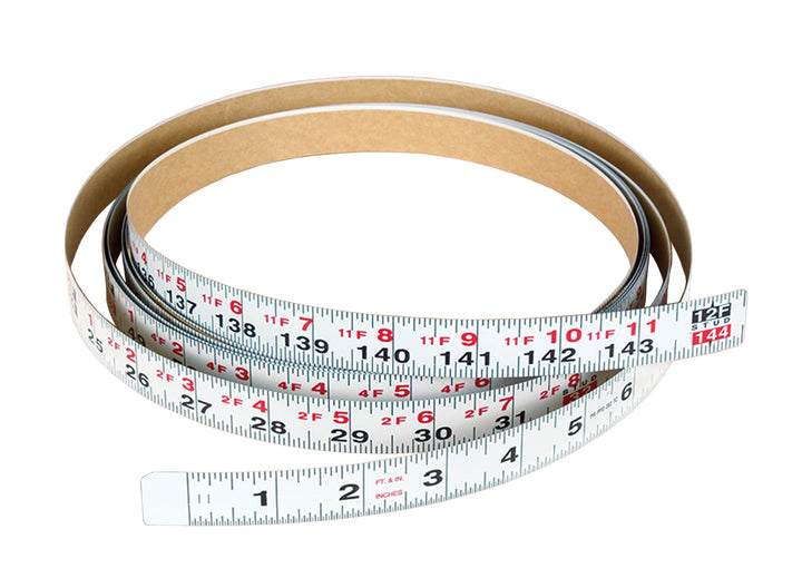 DELTA Adhesive-Backed Measuring Tape, 12-ft Right-Hand, 3/4-in Width