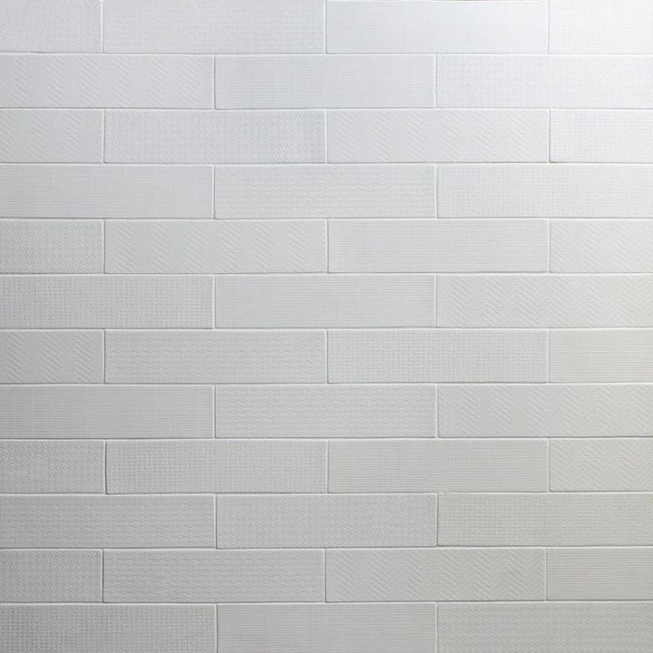 Ivy Hill Tile Encode White 3 in. x 12 in. Porcelain Floor and Wall Tile (32 pieces/7.75 sq. ft./Case)