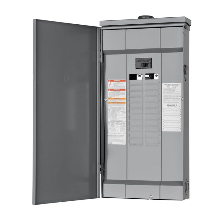 Square D Homeline 125-Amp 24-space load center - front view