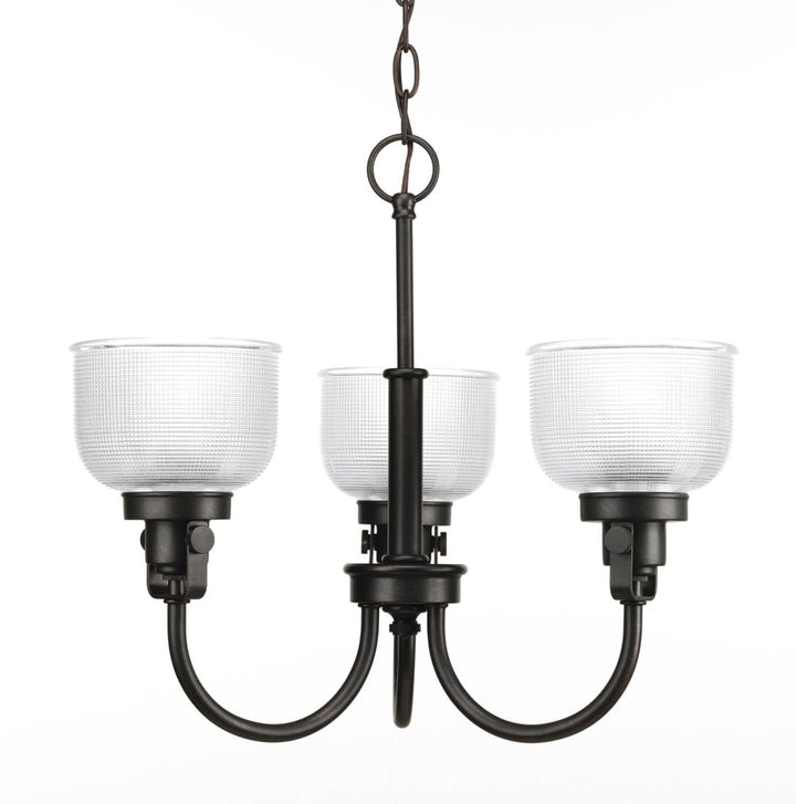 Progress Lighting Archie 3-Light Bronze Transitional Chandelier