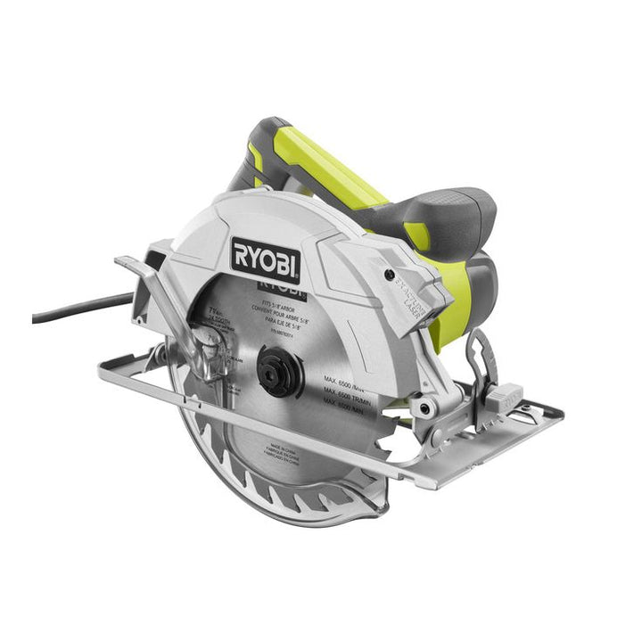 15 Amp Corded 7-1/4 in. Circular Saw with EXACTLINE Laser Alignment System, 24T Carbide Tipped Blade, Edge Guide and Bag
