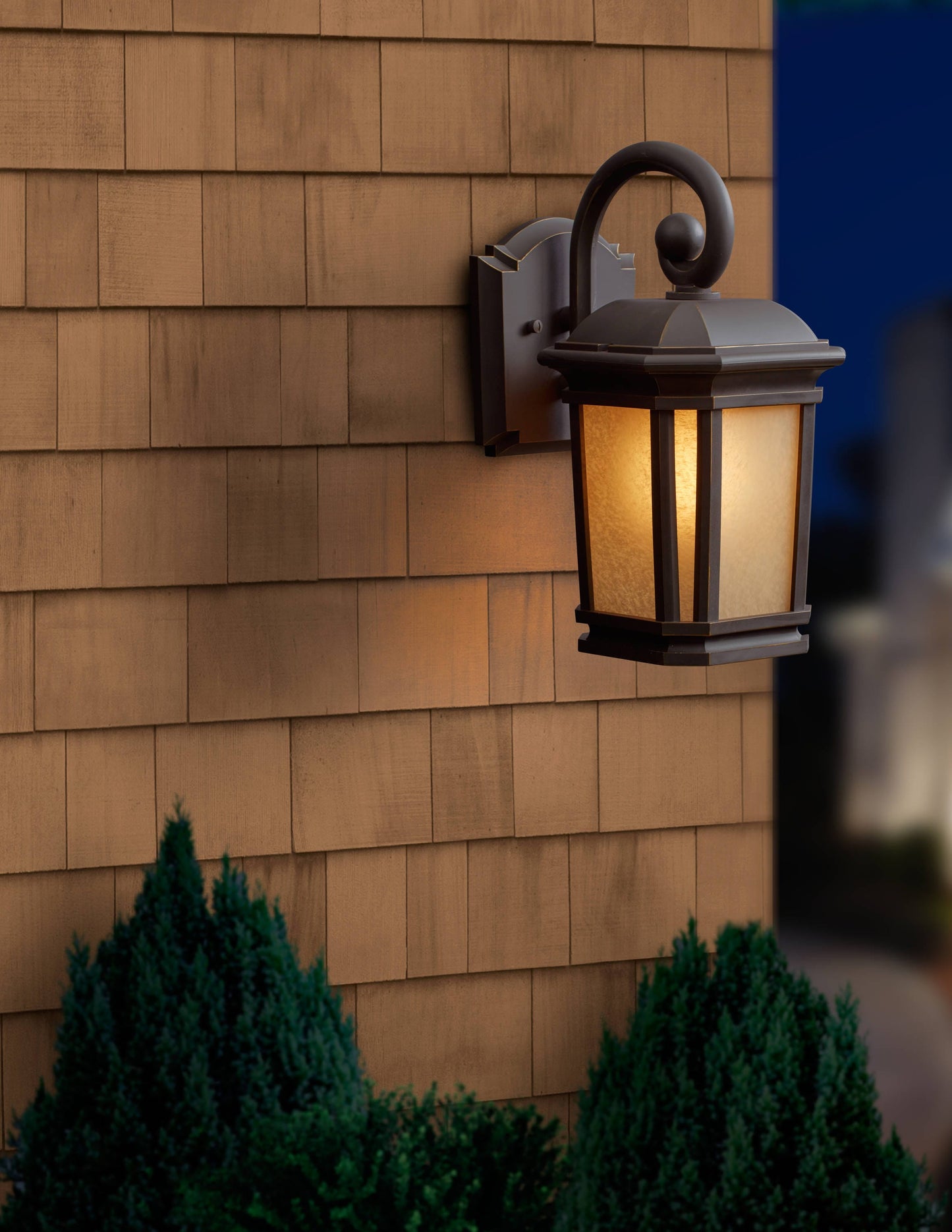 Quoizel Corrigan 13.25-in H Bronze Medium Base (E-26) Outdoor Wall Light