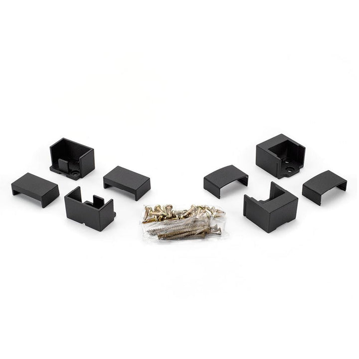 Trex 12-in x 6-in Signature Railing Charcoal Black Aluminum Line Connector