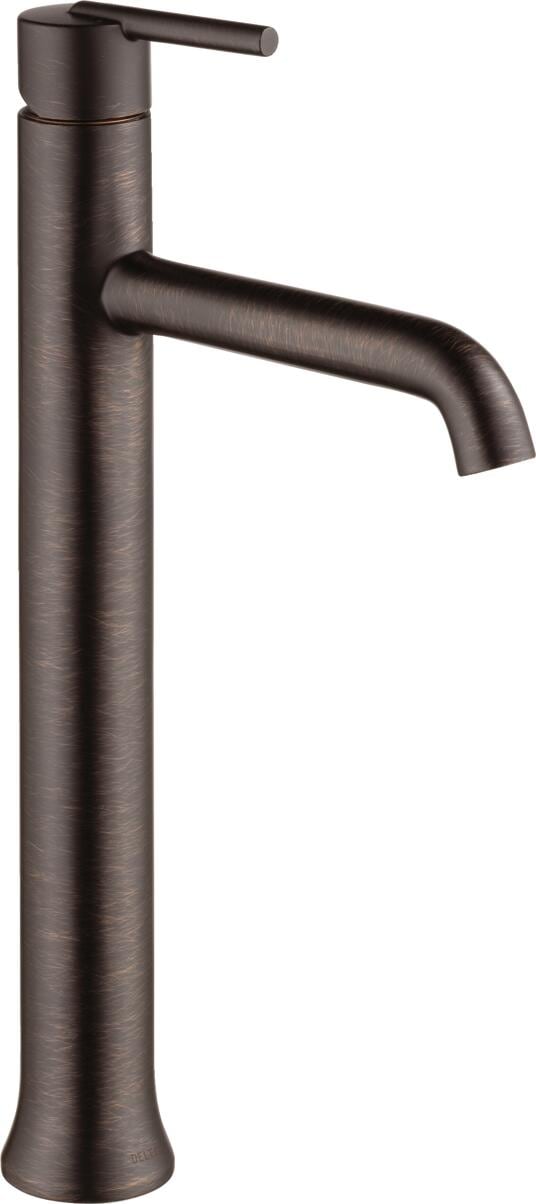 Delta Trinsic Venetian Bronze 1‑Handle Vessel WaterSense Bathroom Sink Faucet