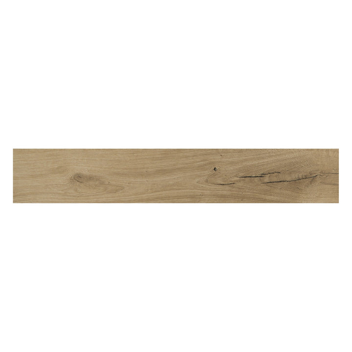 American Olean Woodstory Natural Oak 6-in x 36-in Porcelain Wood Look Tile (Actual: 35.43-in x 5.87-in)