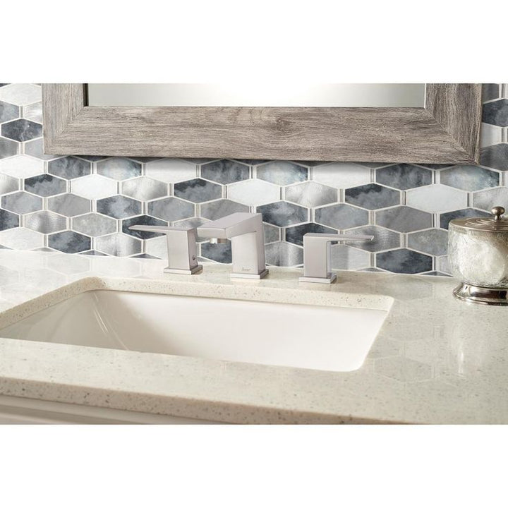 MSI Ankara 13 in. x 11.61 in. x 6mm Textured Stone Metal Mesh-Mounted Mosaic Tile (15.75 sq. ft. / case)