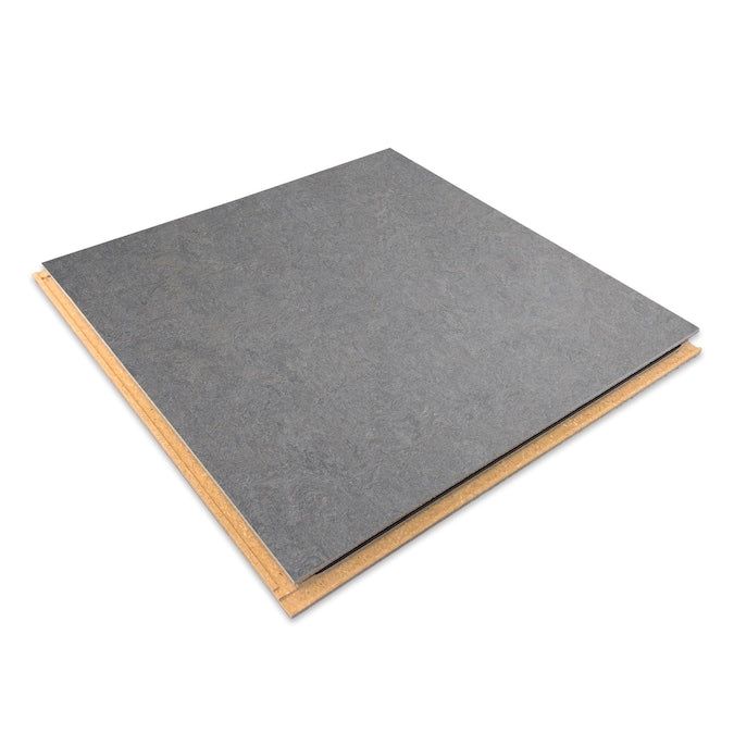 Forbo Flooring Systems Marmoleum Cinch Loc Seal Eternity 10-mm T x 12-in W x 12-in L Waterproof Tile Look Laminate Flooring (6.78-sq ft / Carton)