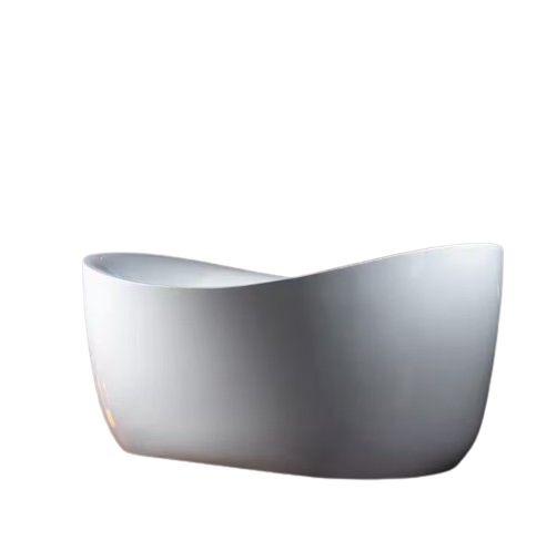 71 in. Acrylic Flatbottom Freestanding Whirlpool and Air Bathtub with Inline Heater, Drain and Overflow Included - White