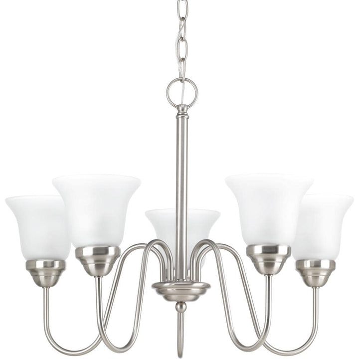 Progress Lighting Classic 5-Light Brushed Gray Traditional Chandelier