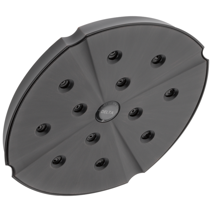 Delta Universal Showering Components Venetian Bronze 1-Spray Rain Shower Head, 2.5 GPM (9.5 LPM)