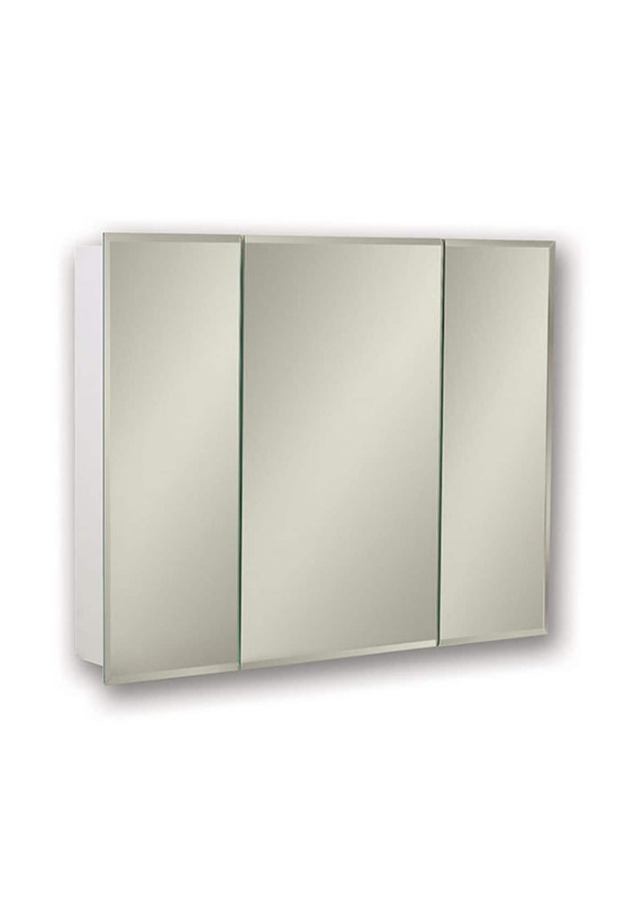 Jensen Horizon 24-in x 24-in Surface Mount Frameless Mirrored Medicine Cabinet