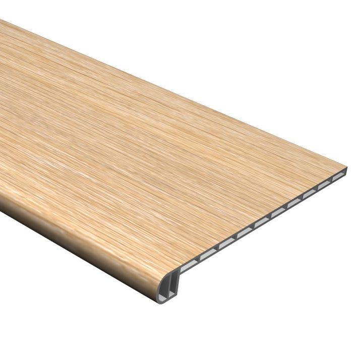 Cali Bamboo Vinyl Pro 11.5-in x 48.03-in Natural Elm Prefinished Stair Tread