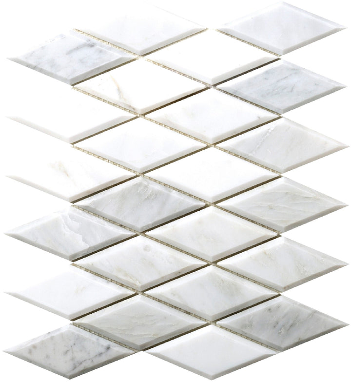 Emser WINTER FROST Natural Stone Marble Border Tile, Honed, 10-in x 13-in
