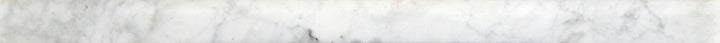 Emser Bianco Gioia Nantes Marble Pencil Liner Tile, Natural Stone, Polished (1-in x 12-in)