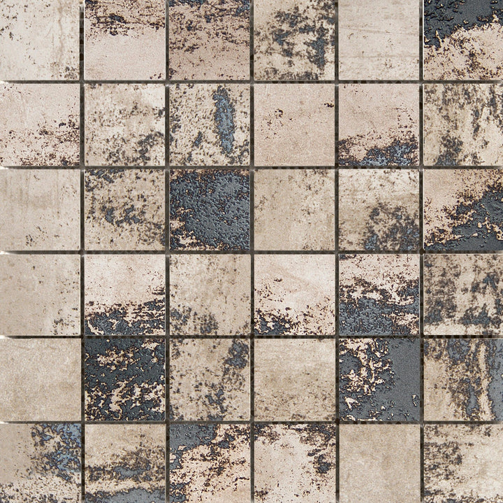 Emser CHEMISTRY Taupe Porcelain Border Tile (12-in x 12-in)