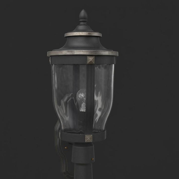 Home Decorators Collection McCarthy 1-Light Bronze Outdoor Post Mount