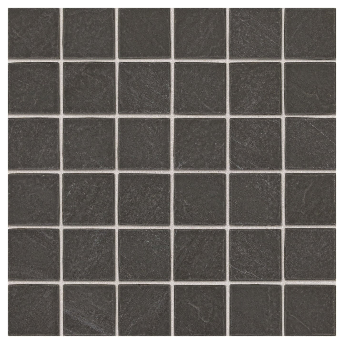 Daltile Carbon Mist Slate 12-in x 12-in Glazed Ceramic Mosaic Floor and Wall Tile product image