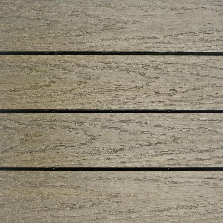 NewTechWood 12-in x 12-in 10-Pack Roman Antique Prefinished Composite Deck Tile (10-sq ft)