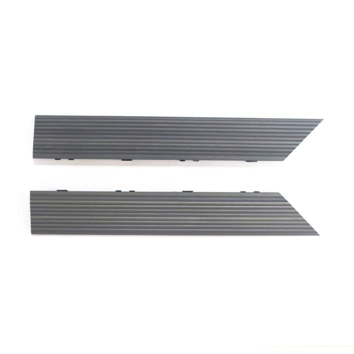 NewTechWood 2-in x 12-in 2-Pack Westminster Gray Prefinished Composite Deck Tile (0.5-sq ft)