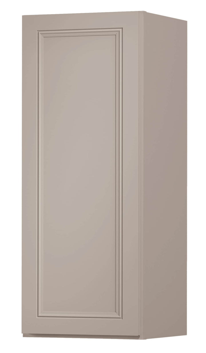 Diamond NOW Wintucket 12-in W x 30-in H x 12-in D Cloud Gray Wall Fully Assembled Cabinet (Recessed Panel Square Door Style)