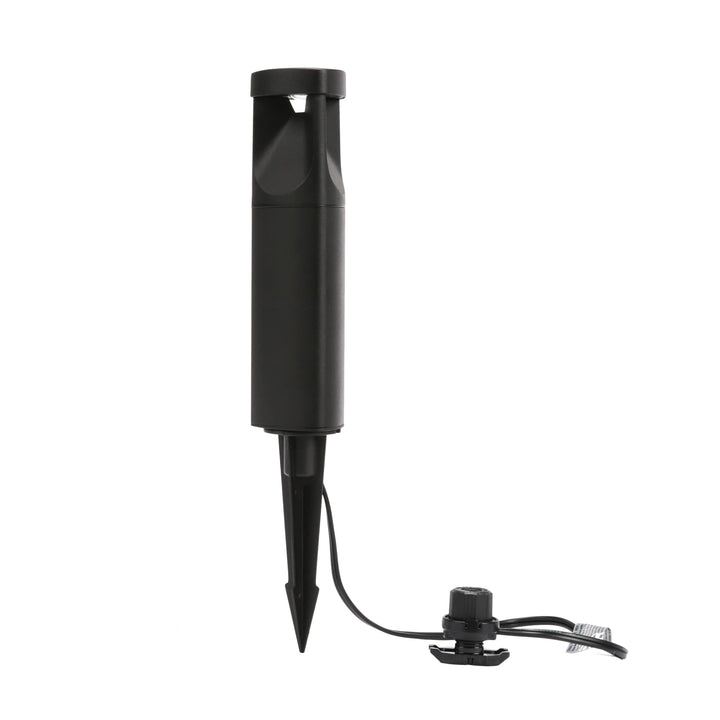 Portfolio 2-Watt Black Low Voltage LED Path Light, 9-in H x 2.4-in W
