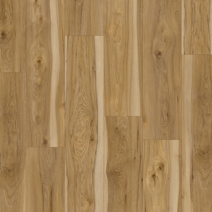 Style Selections Lawrenceville Hickory 12-mm T x 8-in W x 48-in L Wood Plank Laminate Flooring (15.94-sq ft / Carton)