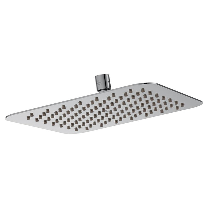 Moen Chrome 1-Spray Rectangle Rain Shower Head, 1.75 GPM (6.6 LPM)