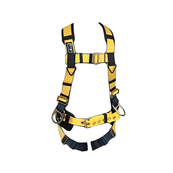 Delta Iron Worker's Harness with Pass Thru Buckle Leg Straps, Back D-Ring - All Sizes image 2